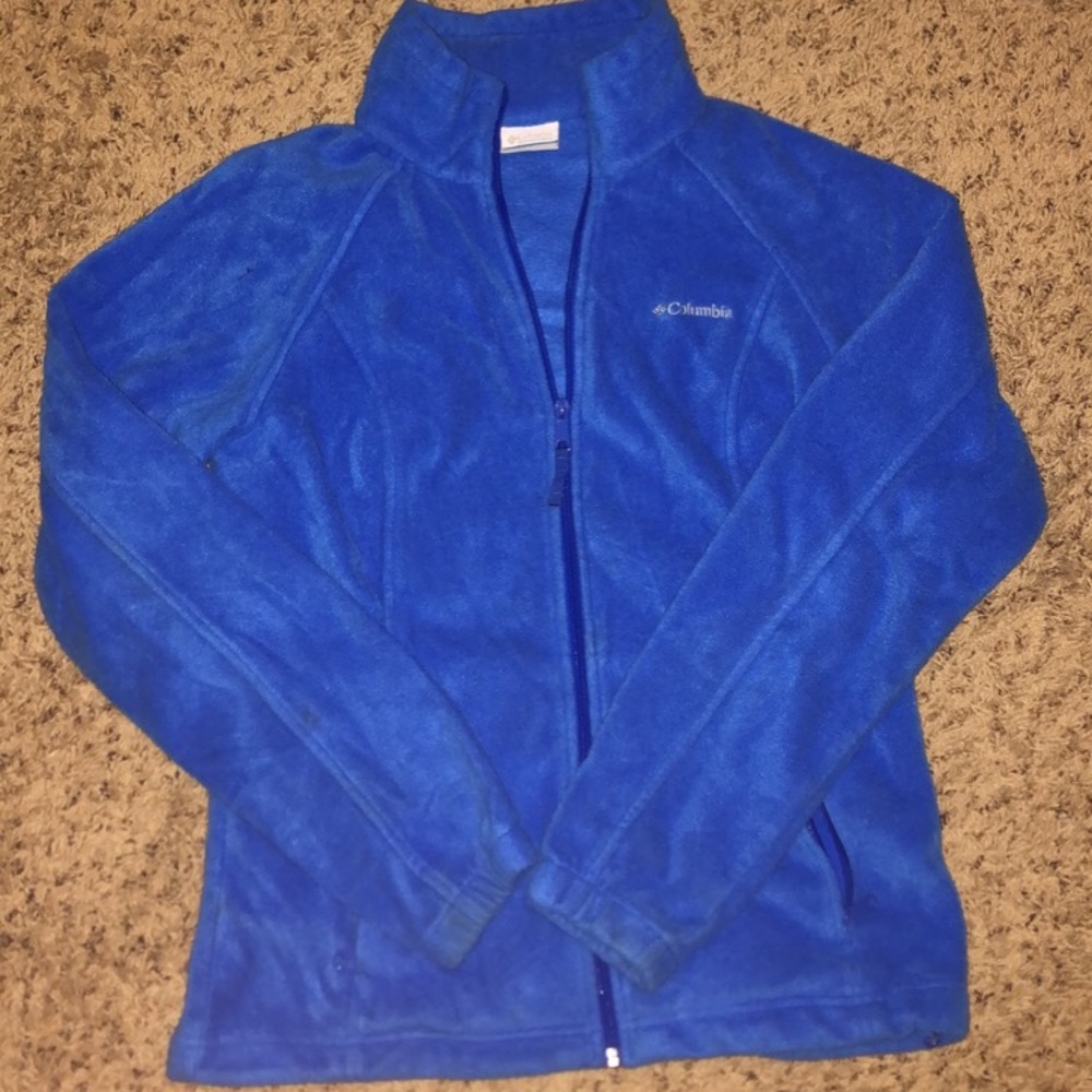 vibrant blue columbia fleece 💙
